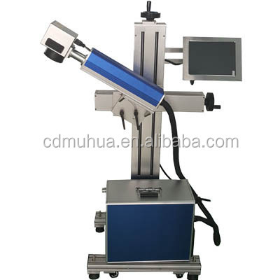 Air-cooled 20W Automatic Fiber Laser Marking Machine Price Raycus Fiber Laser For Printer Plastic Bag Jewelry Medicine Date Machine